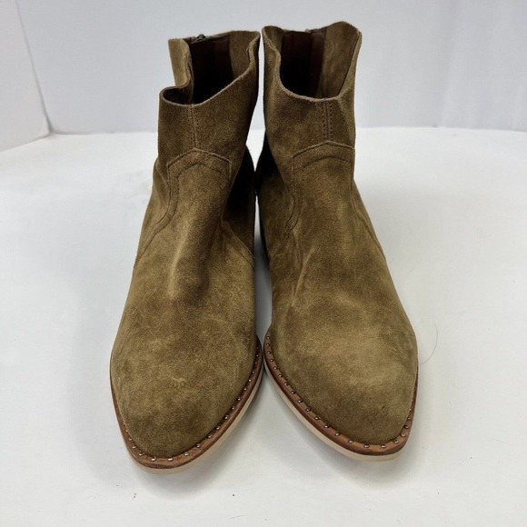 Crevo Brown Suede Ankle Boots - Picture 3 of 12